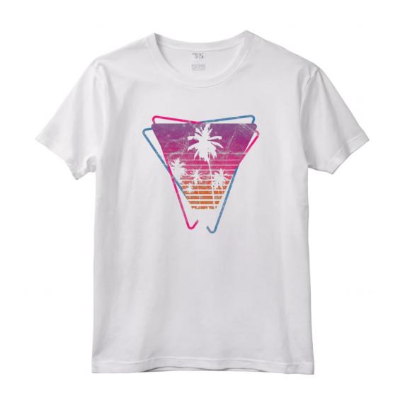 HapTiger Miami 80s Maglietta - Design Retrowave Synthwave Vintage - Regalo Natale Compleanno
