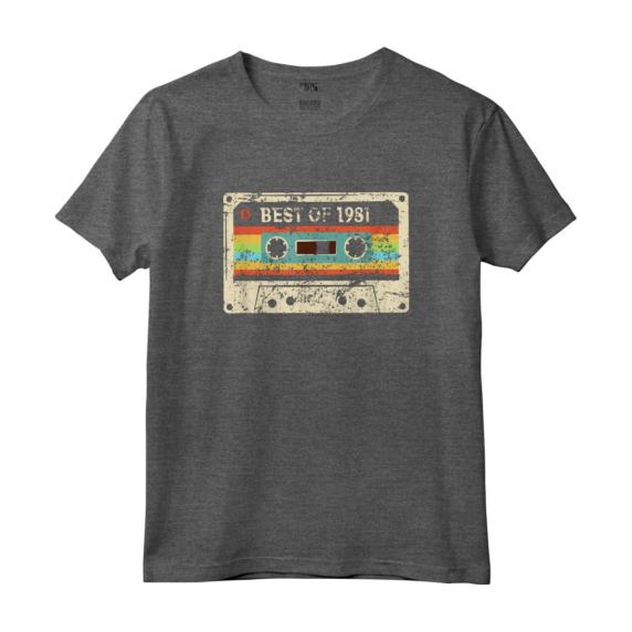 Best of 1981 - 43 Compleanno Regalo - Uomo Donna Maglietta Vintage - Design Originale per Festa Compleanno 43 Anni