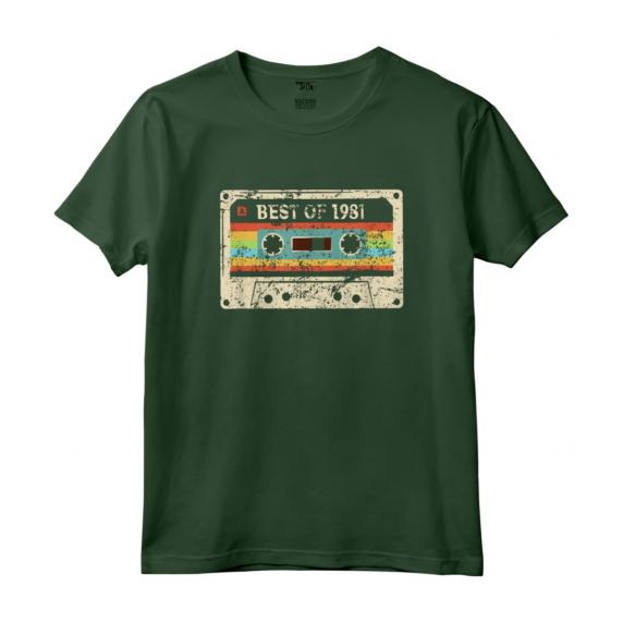 Best of 1981 - 43 Compleanno Regalo - Uomo Donna Maglietta Vintage - Design Originale per Festa Compleanno 43 Anni