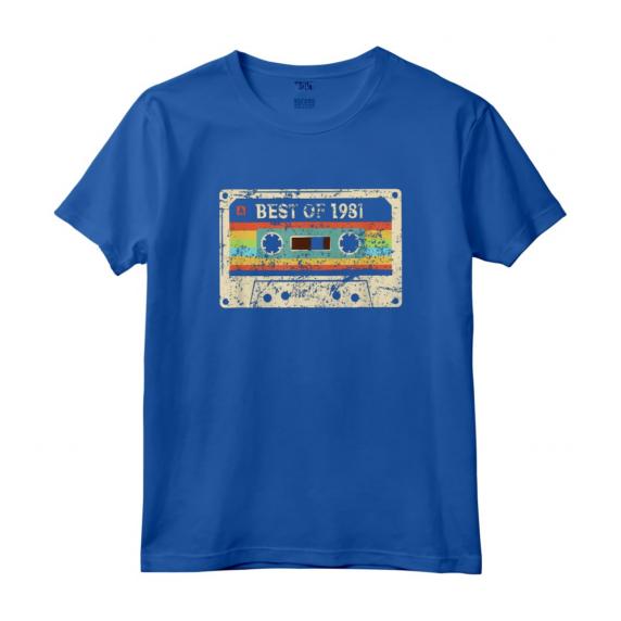 Best of 1981 - 43 Compleanno Regalo - Uomo Donna Maglietta Vintage - Design Originale per Festa Compleanno 43 Anni