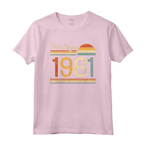 Vintage 1961 Compleanno Uomo Donna - Regalo Annata 1961 Maglietta - Ideale per Papà, Mamma, Nonno o Nonna