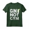 Gin Non Palestra Divertente - Maglietta Bevitore di Gin - Ideale per Amanti dei Cocktail e Feste