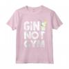 Gin Non Palestra Divertente - Maglietta Bevitore di Gin - Ideale per Amanti dei Cocktail e Feste