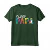 La Festa del Papà Maglietta - Uomo Super Papa - Ideale per la Prima Festa del Papà - Regalo Colorato