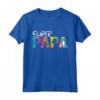 La Festa del Papà Maglietta - Uomo Super Papa - Ideale per la Prima Festa del Papà - Regalo Colorato