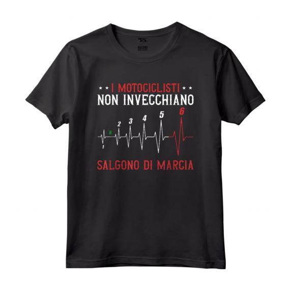 Motociclista I Motociclisti Non Invecchiano Moto Motociclo Maglietta - Ideale regalo per appassionati di moto e automobilismo