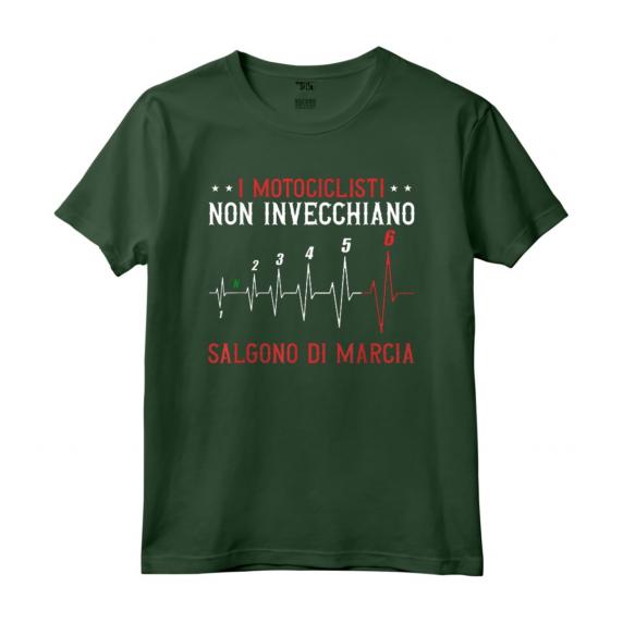 Motociclista I Motociclisti Non Invecchiano Moto Motociclo Maglietta - Ideale regalo per appassionati di moto e automobilismo