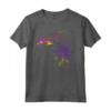 Crow Splash of Colors - T-shirt Design Grafico con Schizzi Arcobaleno - Regalo Originale per Compleanni e Feste