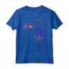 Crow Splash of Colors - T-shirt Design Grafico con Schizzi Arcobaleno - Regalo Originale per Compleanni e Feste