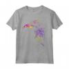 Crow Splash of Colors - T-shirt Design Grafico con Schizzi Arcobaleno - Regalo Originale per Compleanni e Feste