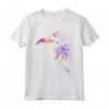 Crow Splash of Colors - T-shirt Design Grafico con Schizzi Arcobaleno - Regalo Originale per Compleanni e Feste