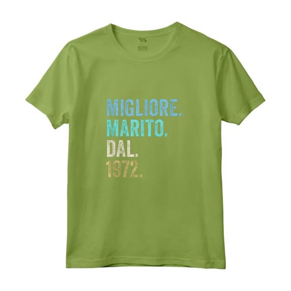 Migliore Marito Dal 1972 | 52º Anniversario di Matrimonio Maglietta - Regalo Vintage Retrò per lui
