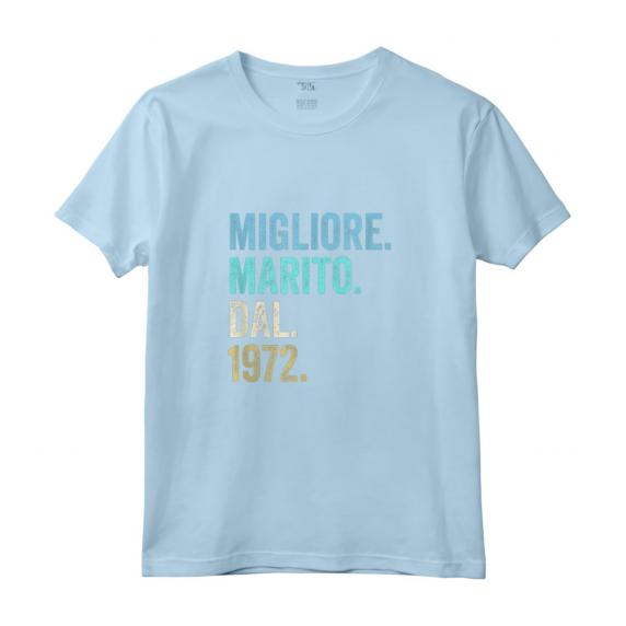 Migliore Marito Dal 1972 | 52º Anniversario di Matrimonio Maglietta - Regalo Vintage Retrò per lui