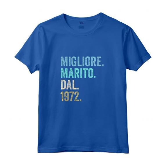 Migliore Marito Dal 1972 | 52º Anniversario di Matrimonio Maglietta - Regalo Vintage Retrò per lui