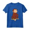 GEORGE LA SCIMMIA Maglietta - T-shirt divertente per bambini della giungla - Ideale come regalo di compleanno per i piccoli fan di George