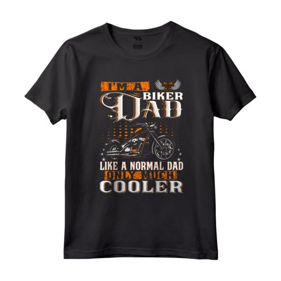 Gentlemen Funny - I'm a Biker Dad - Maglietta Divertente per Papa' Motociclista - Regalo Ideale per Compleanno o Natale
