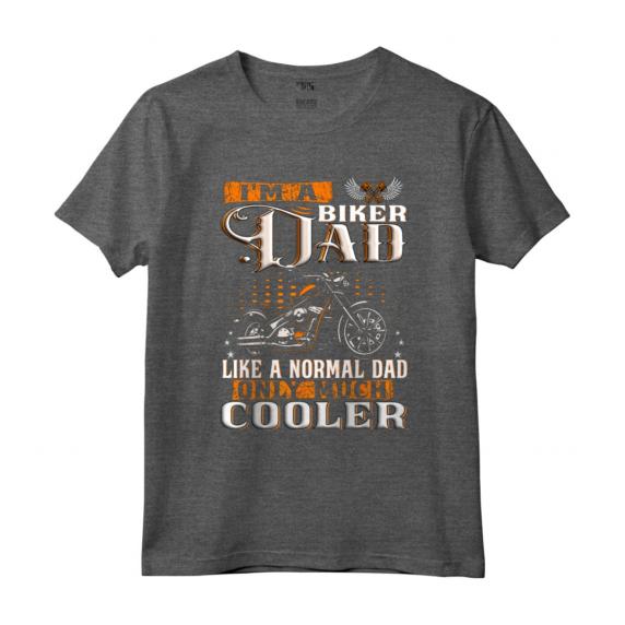 Gentlemen Funny - I'm a Biker Dad - Maglietta Divertente per Papa' Motociclista - Regalo Ideale per Compleanno o Natale