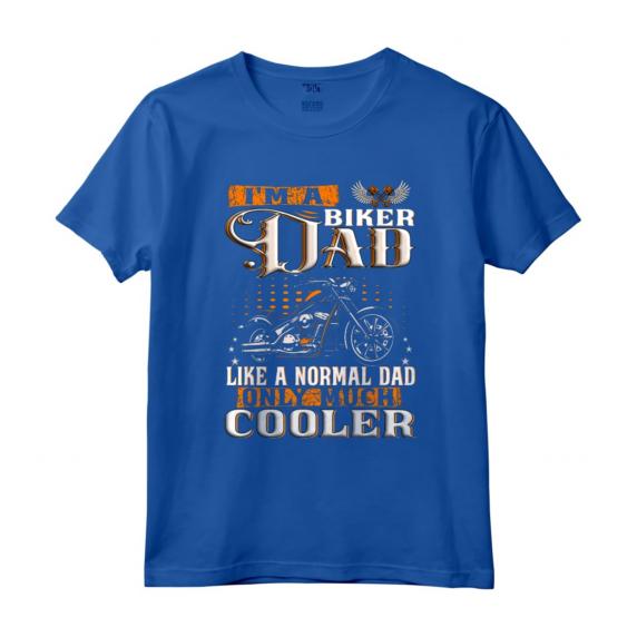 Gentlemen Funny - I'm a Biker Dad - Maglietta Divertente per Papa' Motociclista - Regalo Ideale per Compleanno o Natale