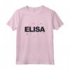 Elisa - Bellissimo nome con Butterflies Maglietta Personalizzata - Idea Regalo Compleanno Natale