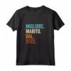 Migliore Marito Dal 2022 | Maglietta 2° Anniversario Matrimonio Vintage Retrò - Idea Regalo Unica