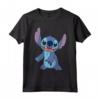 HapTiger Lilo & Stitch Simple Stitch Stance Maglietta - Officially Licensed Apparel with Ohana Quote - Buy Online Now!