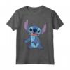 HapTiger Lilo & Stitch Simple Stitch Stance Maglietta - Officially Licensed Apparel with Ohana Quote - Buy Online Now!