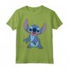 HapTiger Lilo & Stitch Simple Stitch Stance Maglietta - Officially Licensed Apparel with Ohana Quote - Buy Online Now!