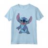 HapTiger Lilo & Stitch Simple Stitch Stance Maglietta - Officially Licensed Apparel with Ohana Quote - Buy Online Now!