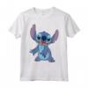 HapTiger Lilo & Stitch Simple Stitch Stance Maglietta - Officially Licensed Apparel with Ohana Quote - Buy Online Now!
