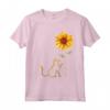La migliore mamma gatto mai girasole - Maglietta per amanti dei gatti e dei fiori - Ideale per Compleanno, Festa della Mamma o Natale