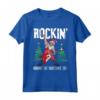 Rockin' around Albero di Natale - Maglietta Rocker Babbo Natale - Ideale per le Feste - Acquista Online