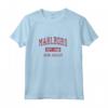 Marlboro New Jersey NJ - Design Vintage Sportivo Rosso - Felpa con Cappuccio per Mostrare l'Orgoglio della Città Natale