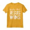 Gesù Vince la Camicia Cristiana Religiosa - Maglietta con Croce Cristiana - Ideale come Regalo per i Fedeli alla Chiesa