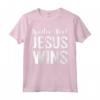 Gesù Vince la Camicia Cristiana Religiosa - Maglietta con Croce Cristiana - Ideale come Regalo per i Fedeli alla Chiesa