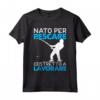 Abbigliamento Pesca - Regalo Pescatore Nato Per Pescare Maglietta - Ideale per un Divertente Abbigliamento da Pesca