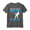 Abbigliamento Pesca - Regalo Pescatore Nato Per Pescare Maglietta - Ideale per un Divertente Abbigliamento da Pesca