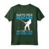 Abbigliamento Pesca - Regalo Pescatore Nato Per Pescare Maglietta - Ideale per un Divertente Abbigliamento da Pesca