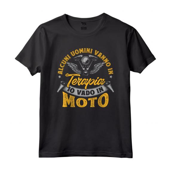 Motociclista Divertente Motos Io Vado In Moto - Maglietta Design da Motociclista Unico - Idea Regalo per Amanti delle Moto