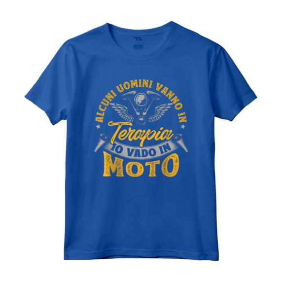 Motociclista Divertente Motos Io Vado In Moto - Maglietta Design da Motociclista Unico - Idea Regalo per Amanti delle Moto