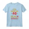 Anni 40 Compleanno Donna Uomo Vintage Divertente - Regalo Maglietta per il 40 Compleanno - Non ho 40 ne ho 18 con 22 anni di esperienza