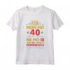 Anni 40 Compleanno Donna Uomo Vintage Divertente - Regalo Maglietta per il 40 Compleanno - Non ho 40 ne ho 18 con 22 anni di esperienza