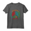 T-shirt Anni '70 con Simbolo della Pace - Maglia a Manica - Ideale come Regalo per Amanti della Moda Vintage e Simboli di Pace