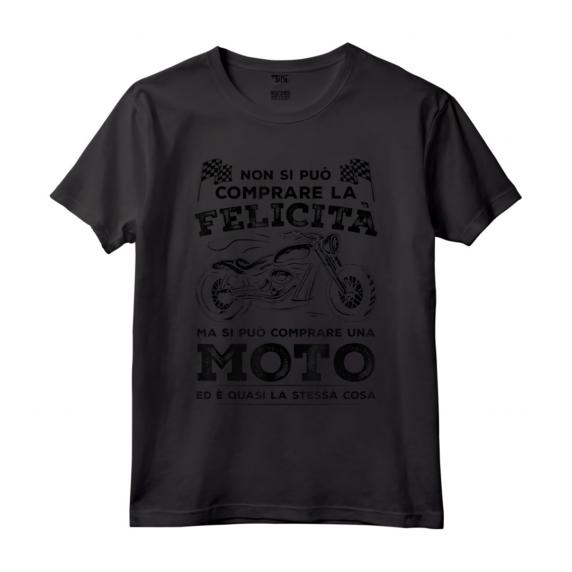 Motociclista Divertenti Regalo Biker Moto Ti Rende Felice - Maglietta per Appassionati di Moto - Ideale per Uomini, Ragazzi e Donne