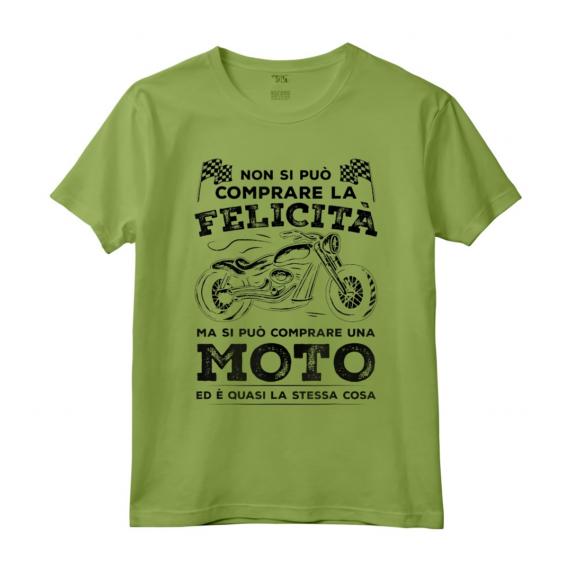 Motociclista Divertenti Regalo Biker Moto Ti Rende Felice - Maglietta per Appassionati di Moto - Ideale per Uomini, Ragazzi e Donne