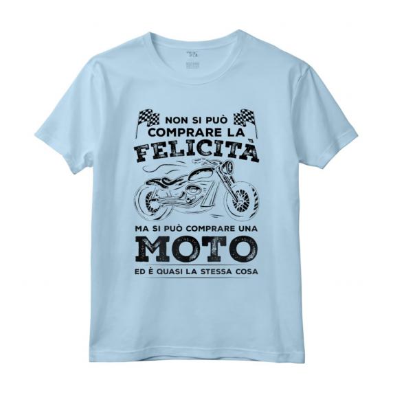 Motociclista Divertenti Regalo Biker Moto Ti Rende Felice - Maglietta per Appassionati di Moto - Ideale per Uomini, Ragazzi e Donne