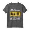 Io non sbaglio mai - Maglietta Personalizzata per Davide, Regalo Compleanno Divertente per Figlio