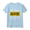 Io non sbaglio mai - Maglietta Personalizzata per Davide, Regalo Compleanno Divertente per Figlio