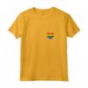 T-shirt Vintage Gay Pride Cuore - Camicia Bandiera Gay per l'Orgoglio LGBT - Ideale per le Nozze Gay