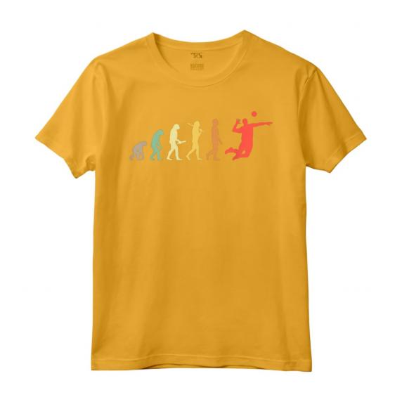 Pallavolo Evoluzione Retrò - Maglietta Regalo per Giocatori - Design Vintage