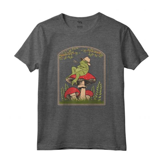 Cottagecore Rana Estetica Goblincore Fungo - Maglietta con Stampa di Rane e Funghi - Ideale per Amanti della Natura e dell'estetica Goblincore